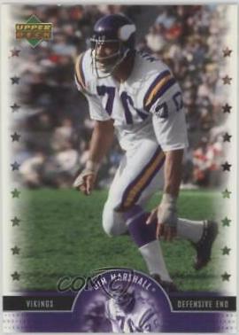 Jim Marshall #38 Football Cards 2005 Upper Deck Legends