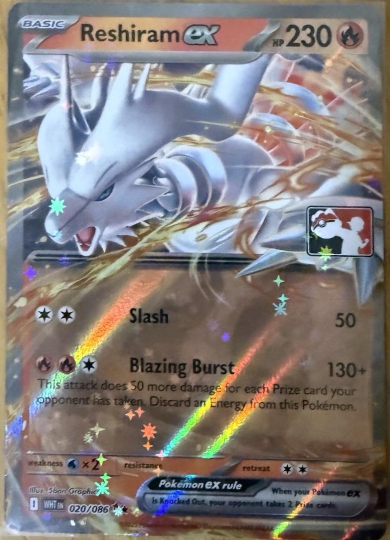 reshiram ex pokemon card value Amazon.com: Pokemon main image 0