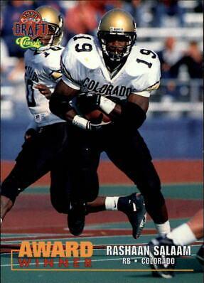 Rashaan Salaam #101 1995 Classic NFL Rookies