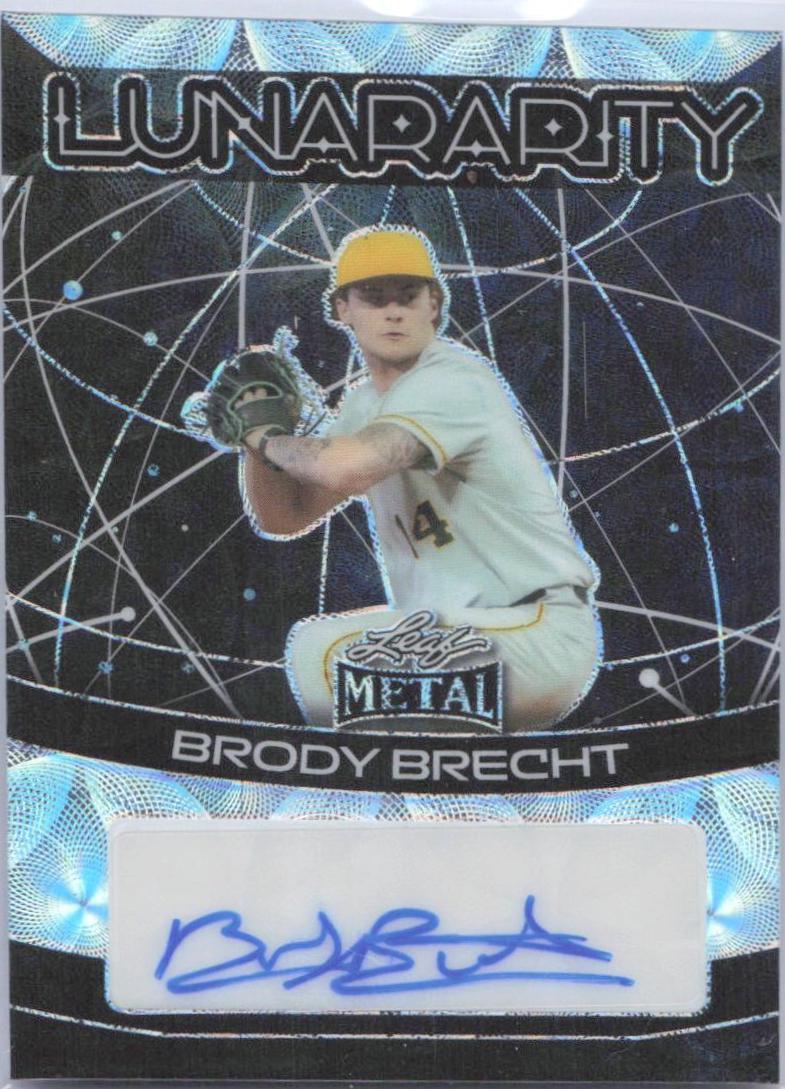 Brody Brecht #L-BB1 Baseball Cards 2024 Leaf Metal Lunararity