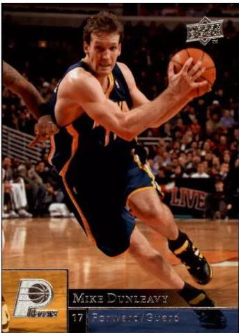 Mike Dunleavy #69 Basketball Cards 2009 Upper Deck