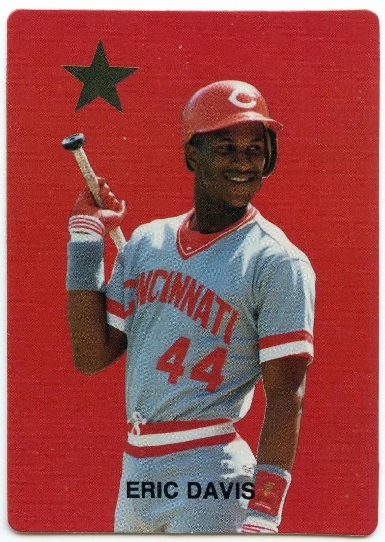 Eric Davis #4 1989 Major League Superstars Baseball