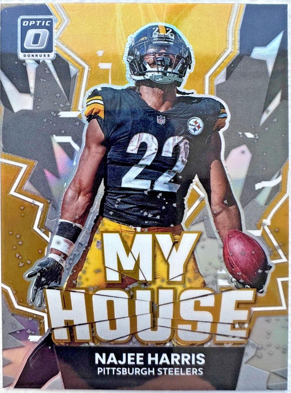 Najee Harris #MH-18 Football Cards 2022 Panini Donruss Optic My House