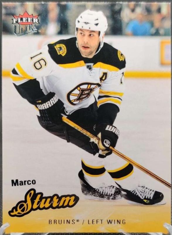 Marco Sturm #11 Hockey Cards 2008 Ultra