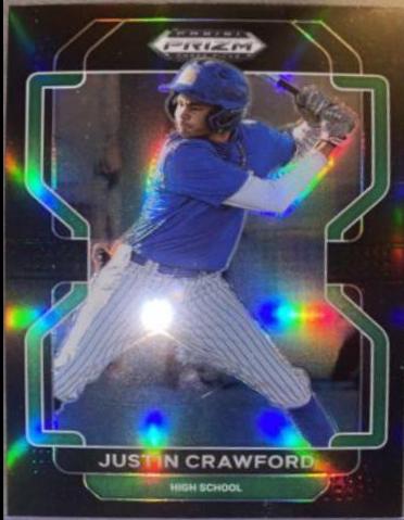 Justin Crawford #PDP17 Baseball Cards 2022 Panini Prizm Draft Picks