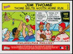 Jim Thome #9 Baseball Cards 2005 Bazooka Comics Prices
