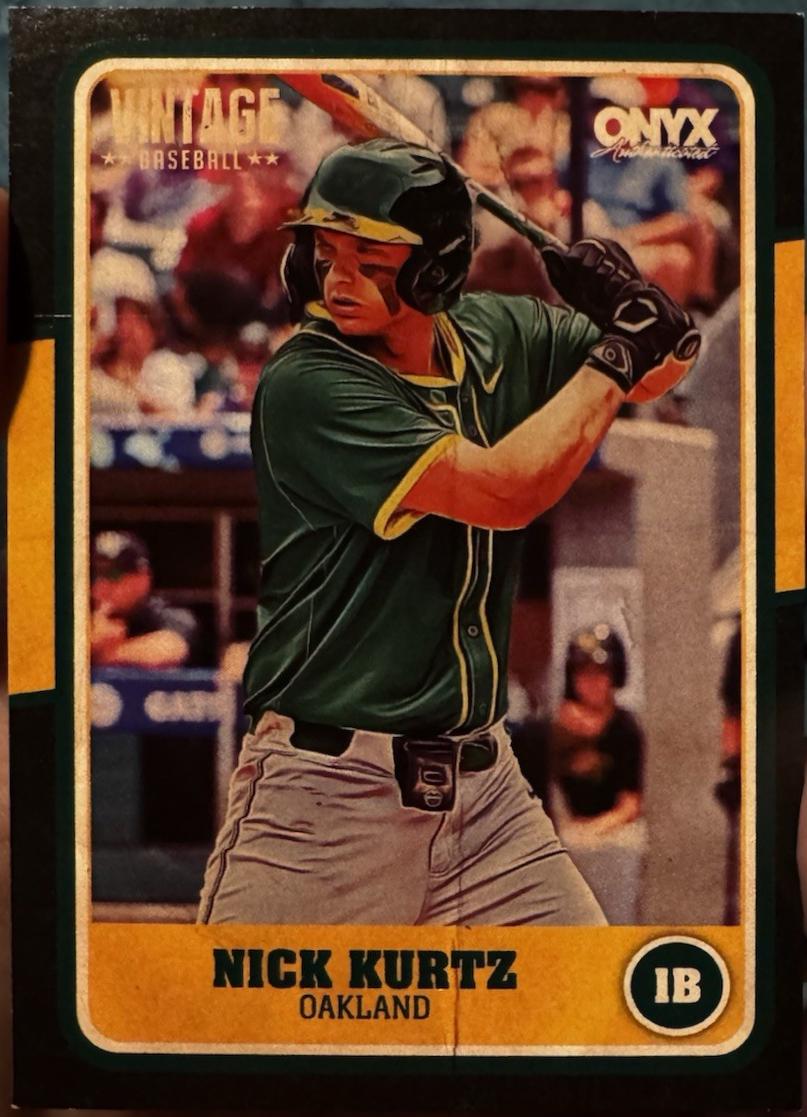 Nick Kurtz #OVNIKU 2025 Onyx Vintage Baseball