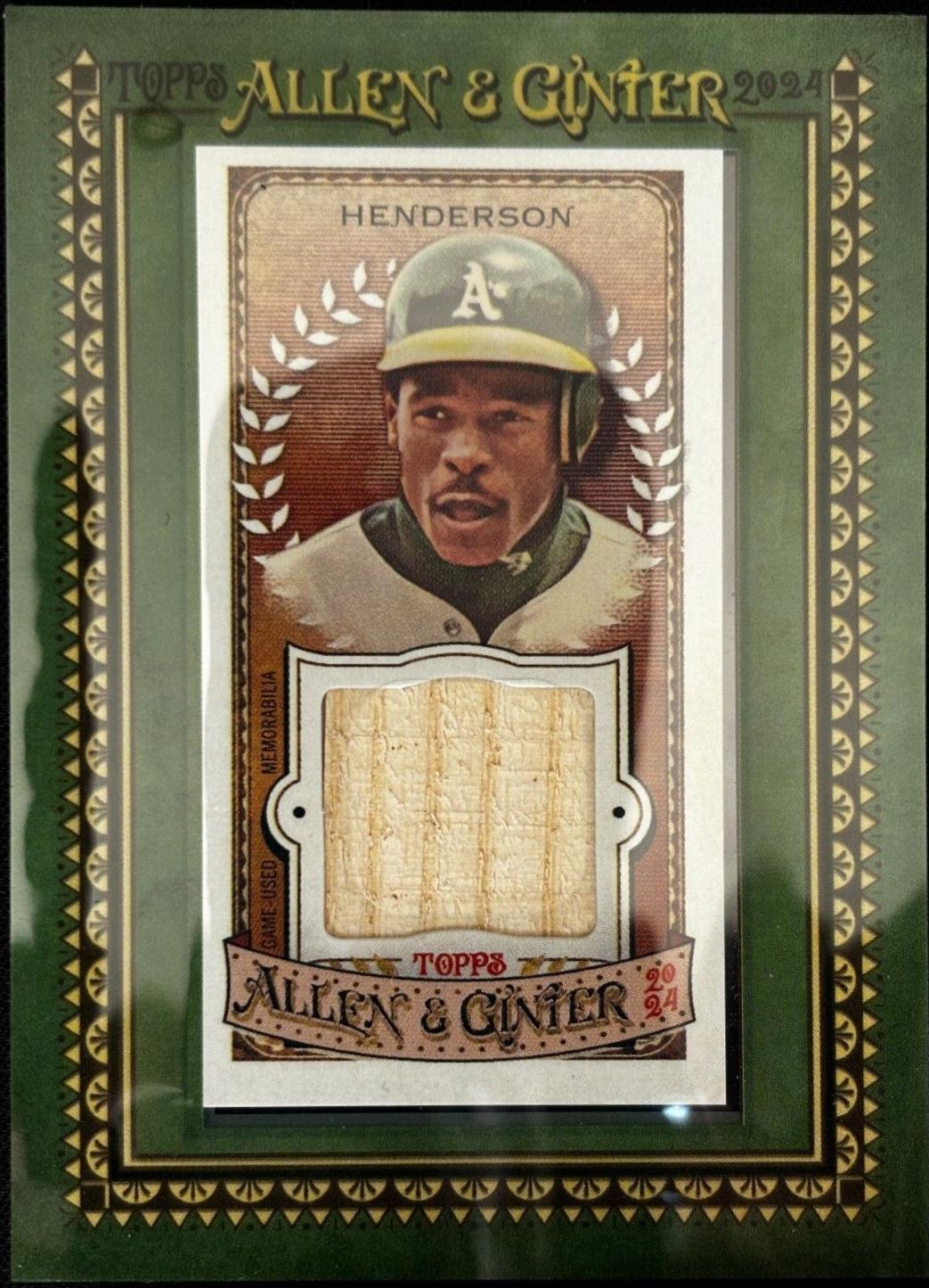 Rickey Henderson #MFR-RHE Prices | 2024 Topps Allen & Ginter Mini