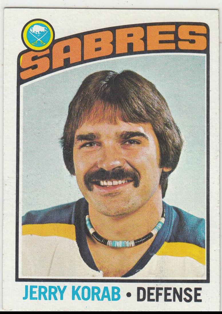 Jerry Korab #27 Hockey Cards 1976 Topps