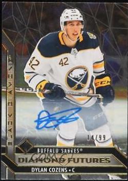 Dylan Cozens #BDF-DC 2020-21 Upper Deck Black Diamond Hockey Diamond Futures