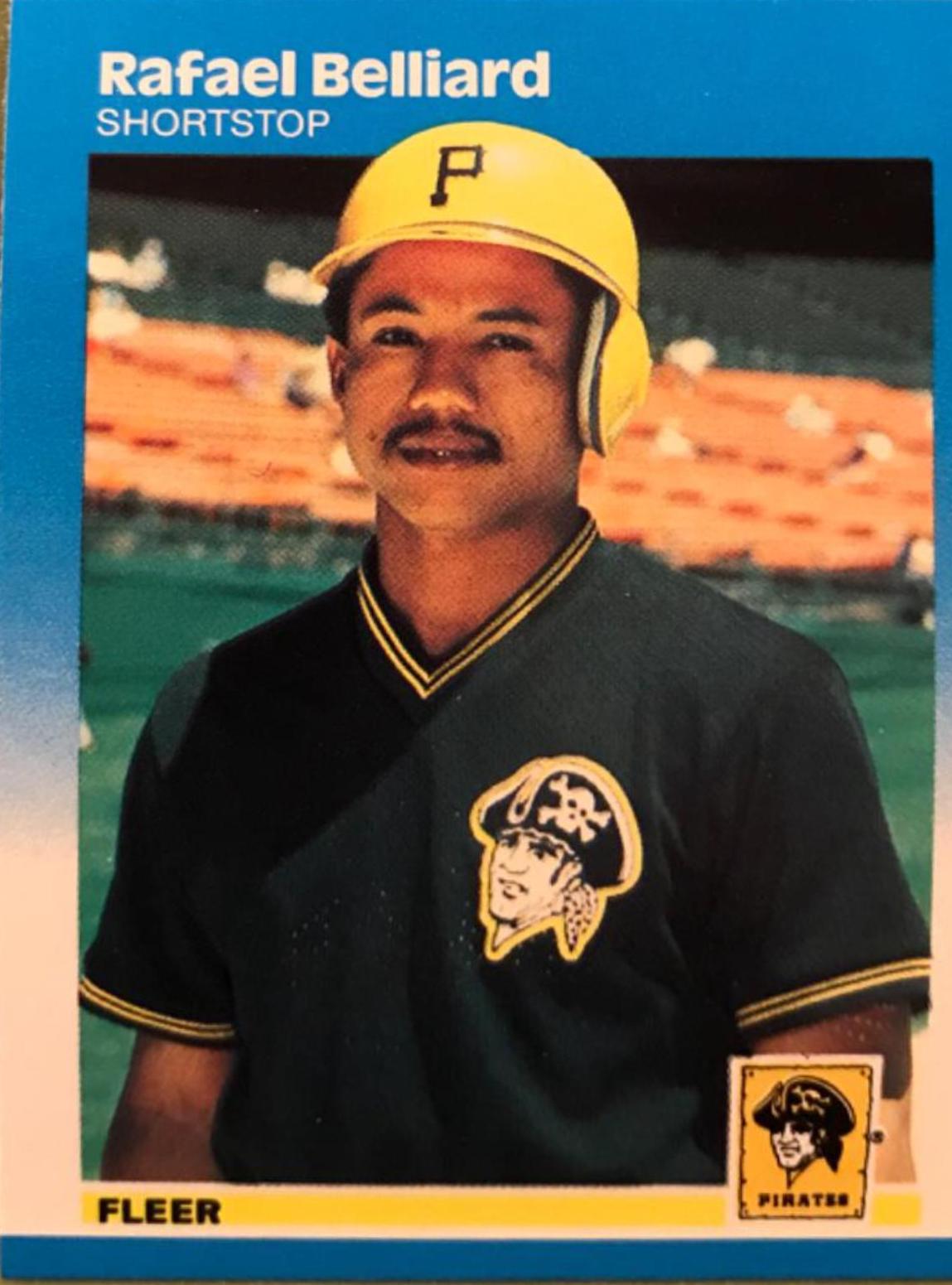Rafael Belliard #602 Baseball Cards 1987 Fleer