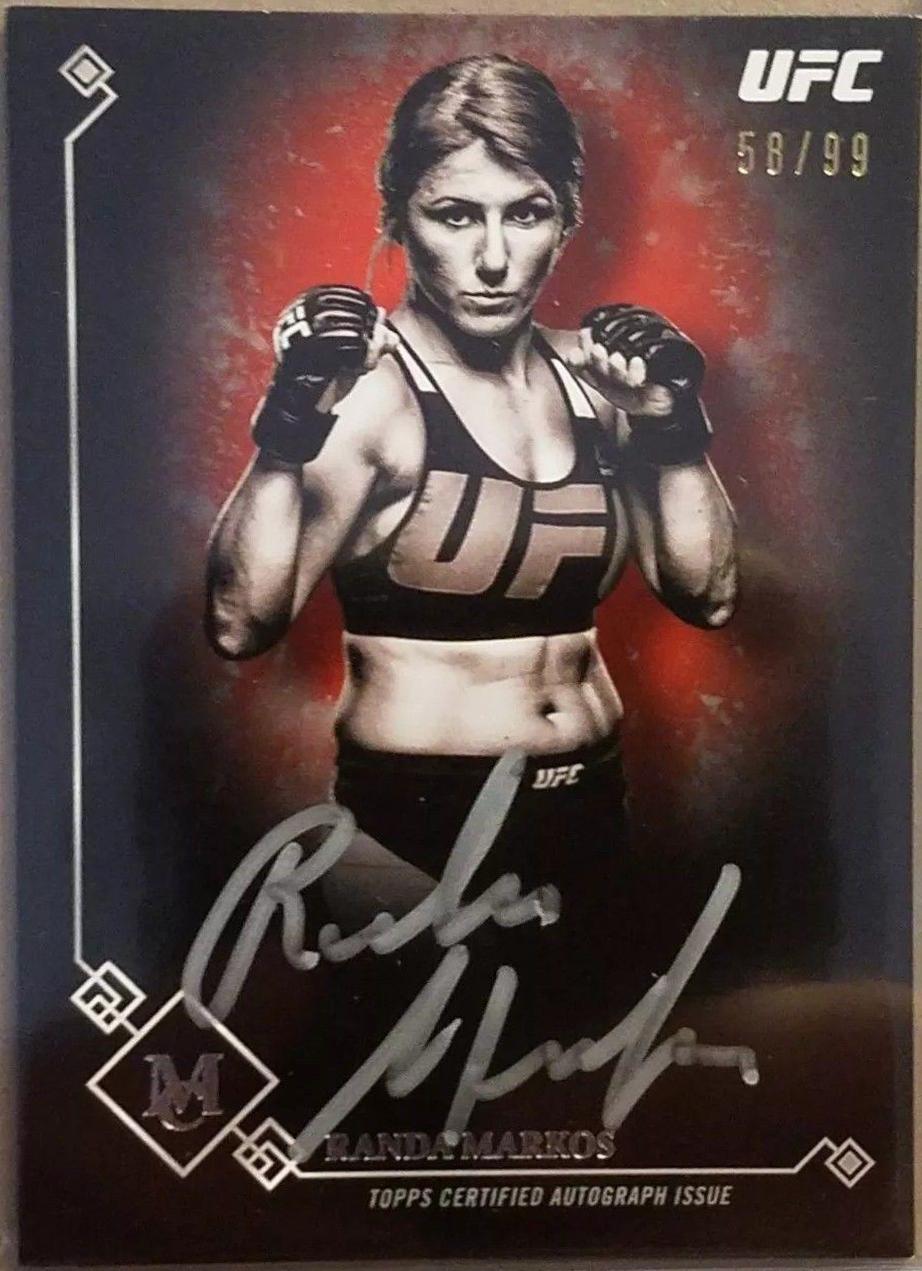 Randa Markos #MA-RM Ufc Cards 2017 Topps UFC Museum Collection Autographs