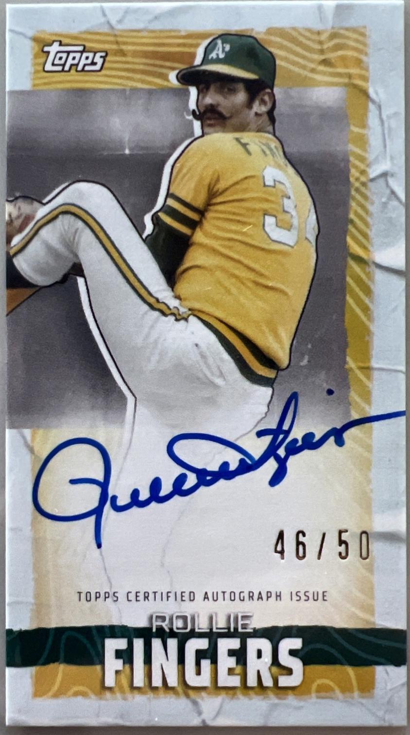 Rollie Fingers #TRA-RF 2023 Topps Rip Autograph Baseball