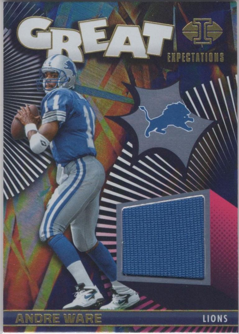 Andre Ware #GE-AWE Football Cards 2024 Panini Illusions Great Expectations