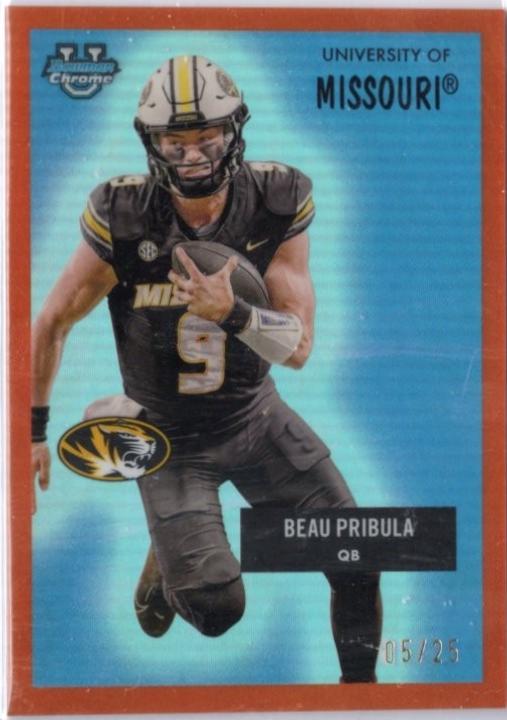 Beau Pribula [Orange Refractor] #55AV-24