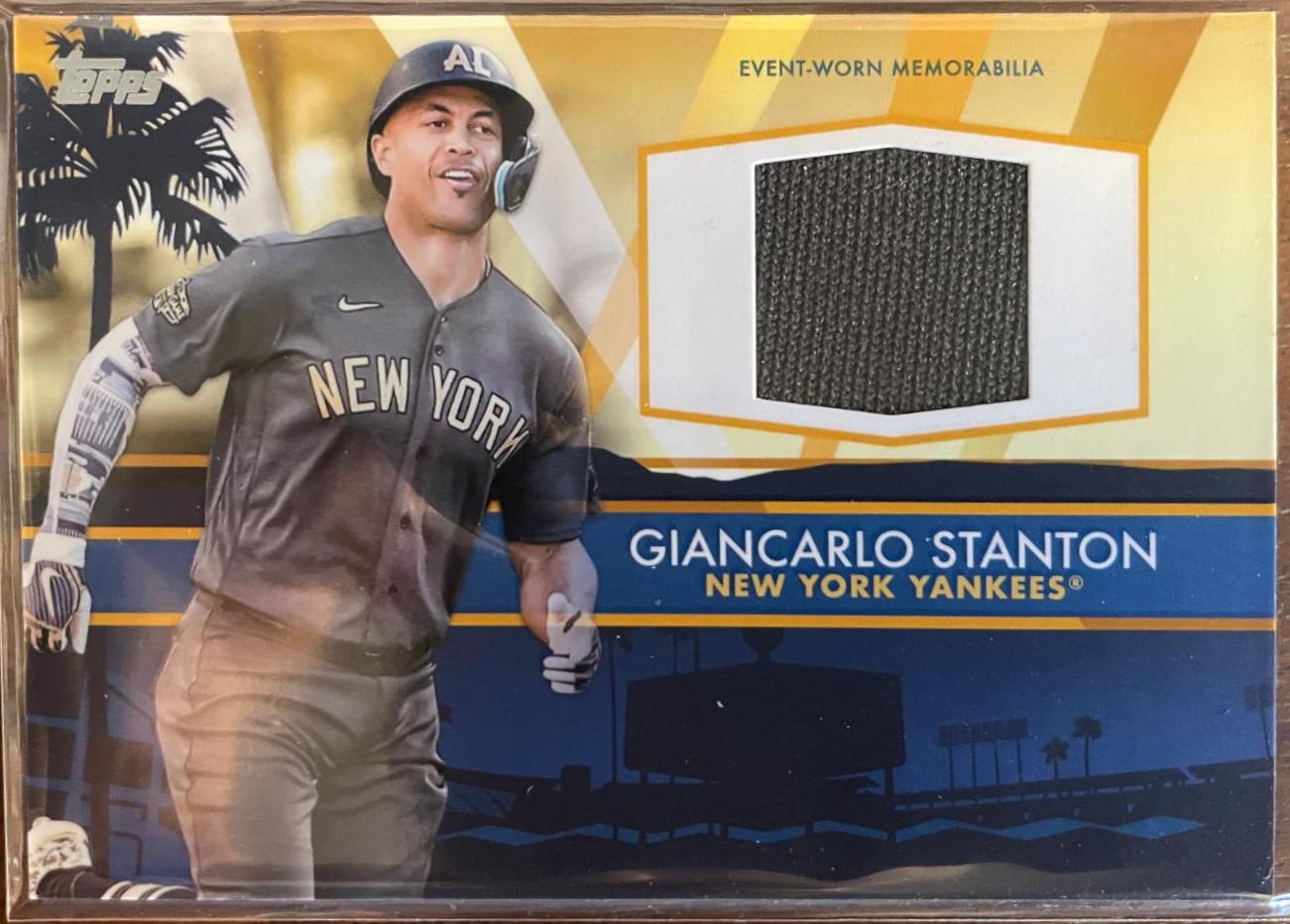 Giancarlo Stanton #ASSC-GST Baseball Cards 2022 Topps Update All Star Stitches Relics