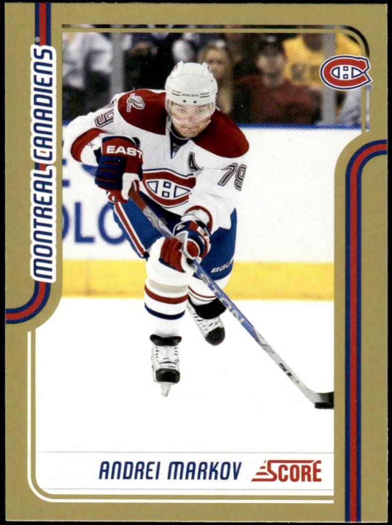 Andrei Markov #255 Hockey Cards 2011 Panini Score