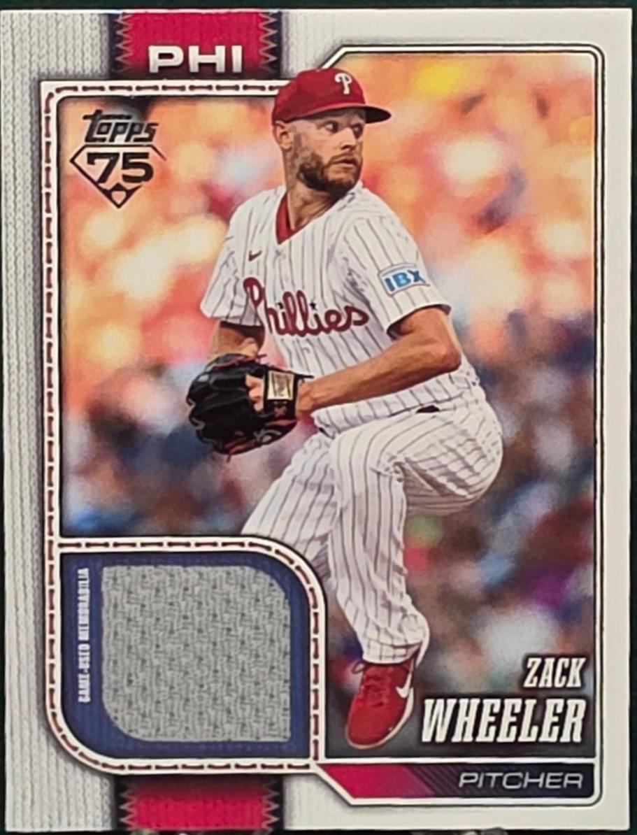Zack Wheeler #261 2026 Topps Baseball Real One Relics