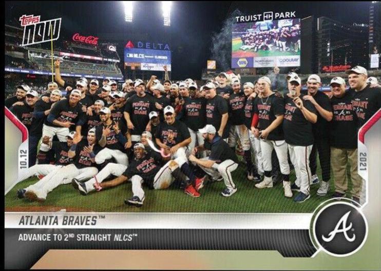 Atlanta Braves #963 Baseball Cards 2021 Topps Now