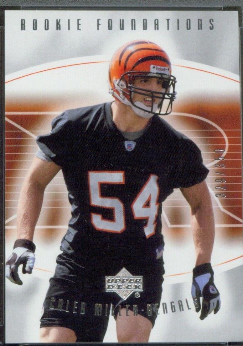 Caleb Miller #158 2004 Upper Deck Foundations Football