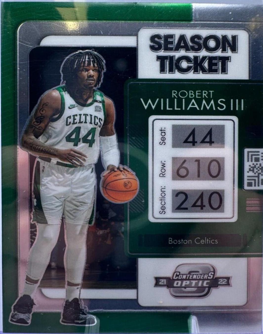 Robert Williams III #3 Basketball Cards 2021 Panini Contenders Optic