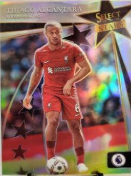 Thiago Alcantara #23 Soccer Cards 2022 Panini Select Premier League Stars