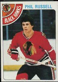 Phil Russell #12 Hockey Cards 1978 Topps