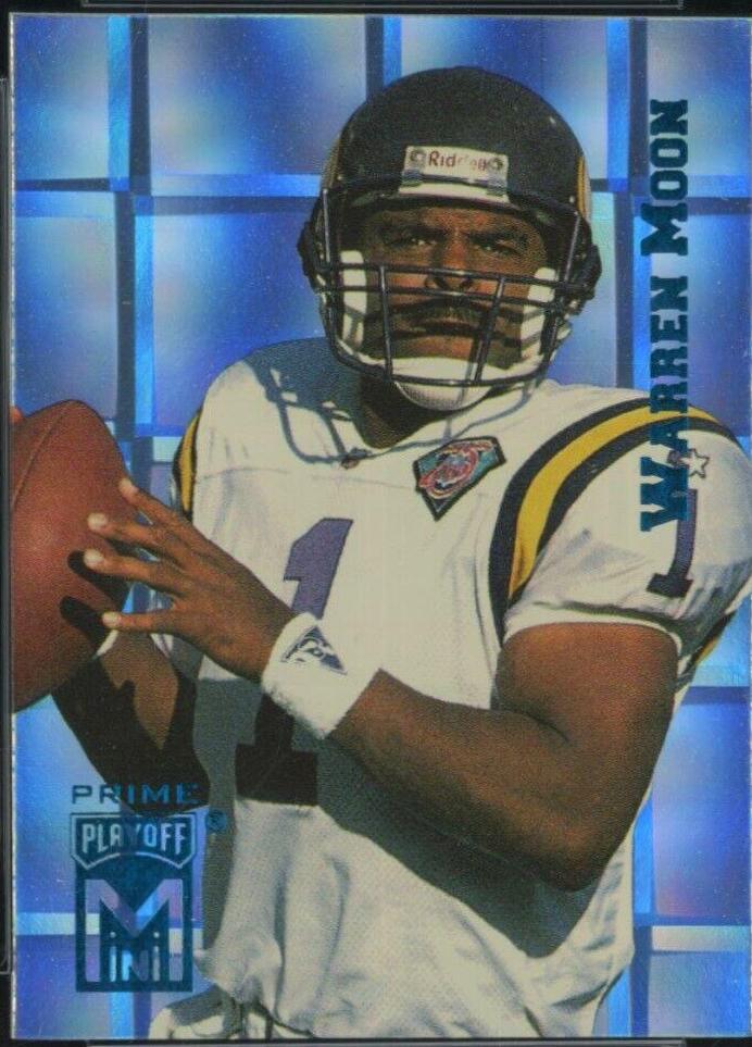 Warren Moon #23 Football Cards 1995 Playoff Prime