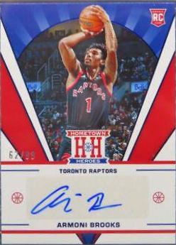 Armoni Brooks #HHR-ARM Basketball Cards 2021 Panini Chronicles Hometown Heroes Rookie Autographs
