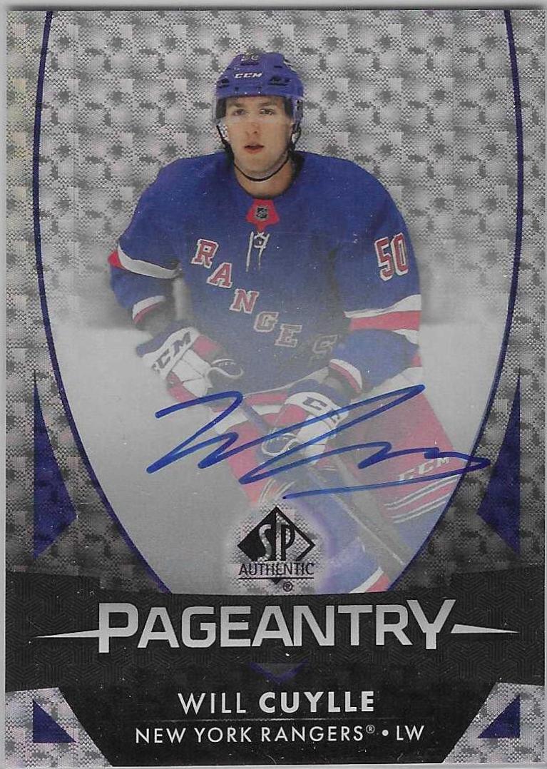 Will Cuylle #P-72 Hockey Cards 2023 SP Authentic Pageantry Autograph