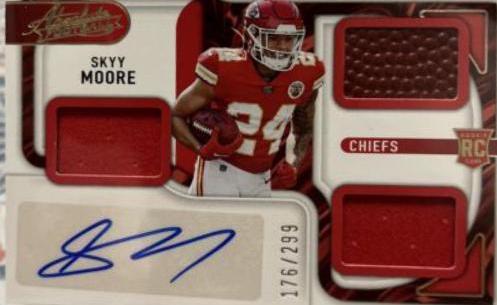 Skyy Moore #224 2022 Panini Absolute Football