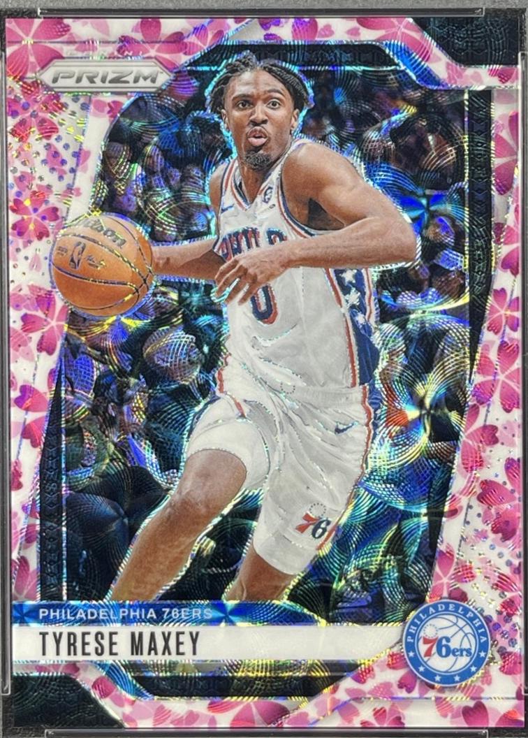 Tyrese Maxey [Choice Cherry Blossom] #96 Prices | 2024 Panini