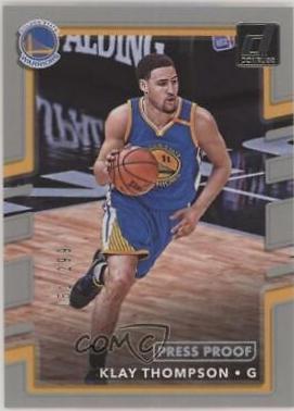 Klay Thompson #49 Basketball Cards 2017 Panini Donruss
