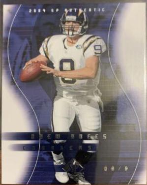 Drew Brees #72 2004 Sp Authentic Football