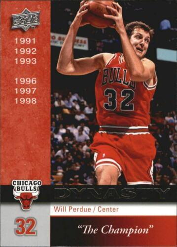 Will Perdue #CHI-20 Basketball Cards 2008 Upper Deck Bulls Dynasty