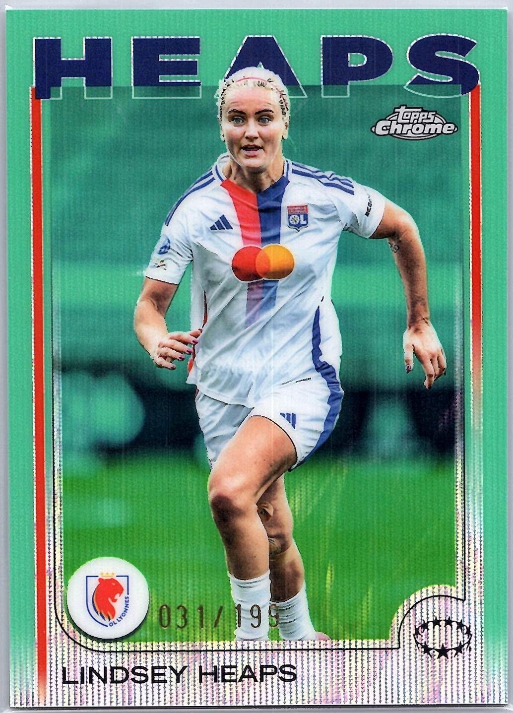 Lindsey Heaps [Aqua Wave Refractor] #26