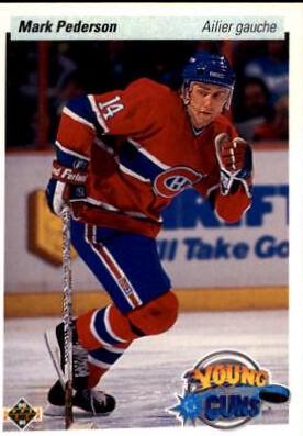 Mark Pederson #532 Hockey Cards 1990 Upper Deck French