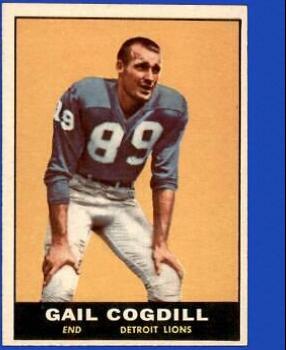 Gail Cogdill #32 Football Cards 1961 Topps