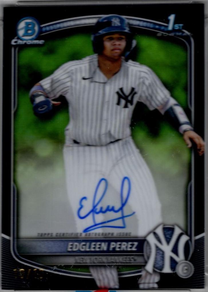 Edgleen Perez [Black Mojo Refractor] #CPA-EPZ
