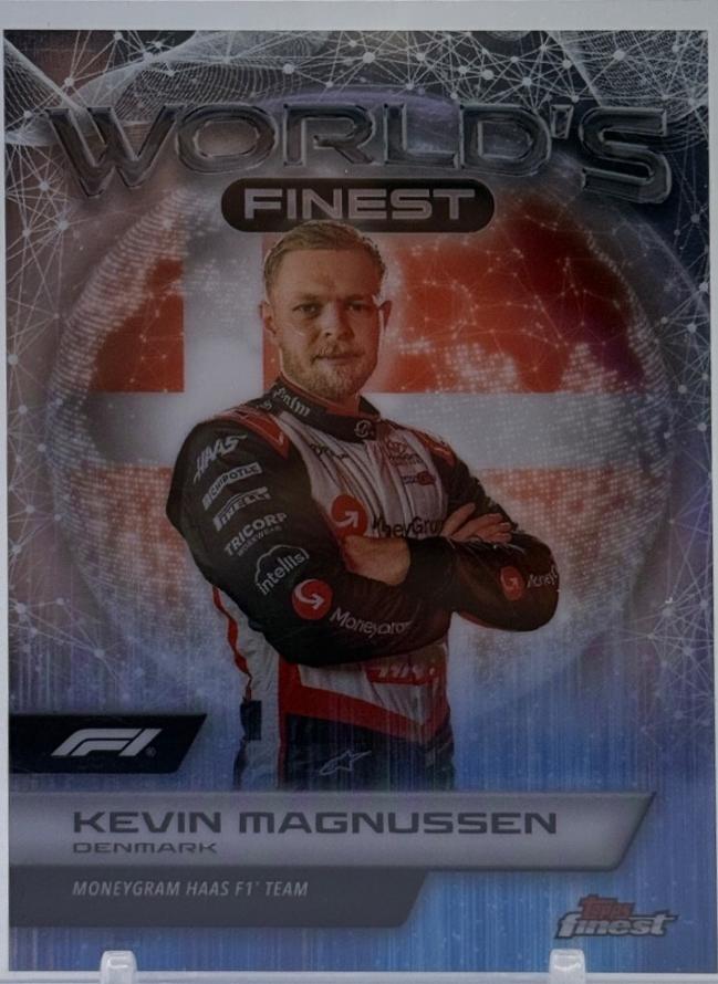 Kevin Magnussen #WF-15 Racing Cards 2024 Topps Finest Formula 1 World’s Finest