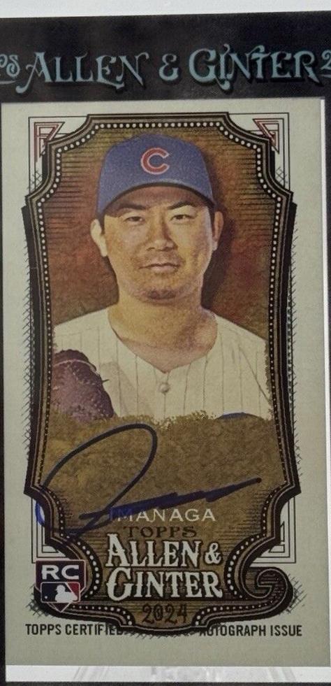 Shōta Imanaga #MA-SI 2024 Topps Allen & Ginter Mini Baseball Autograph