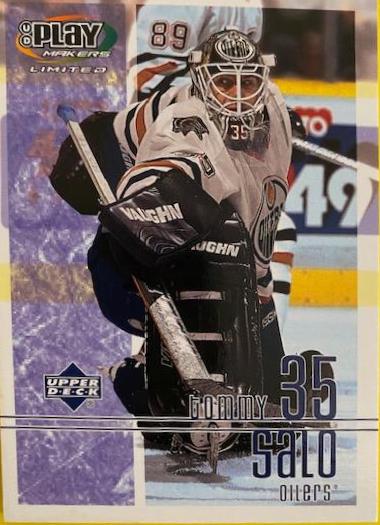 Tommy Salo Hockey Cards 2001 UD Playmakers