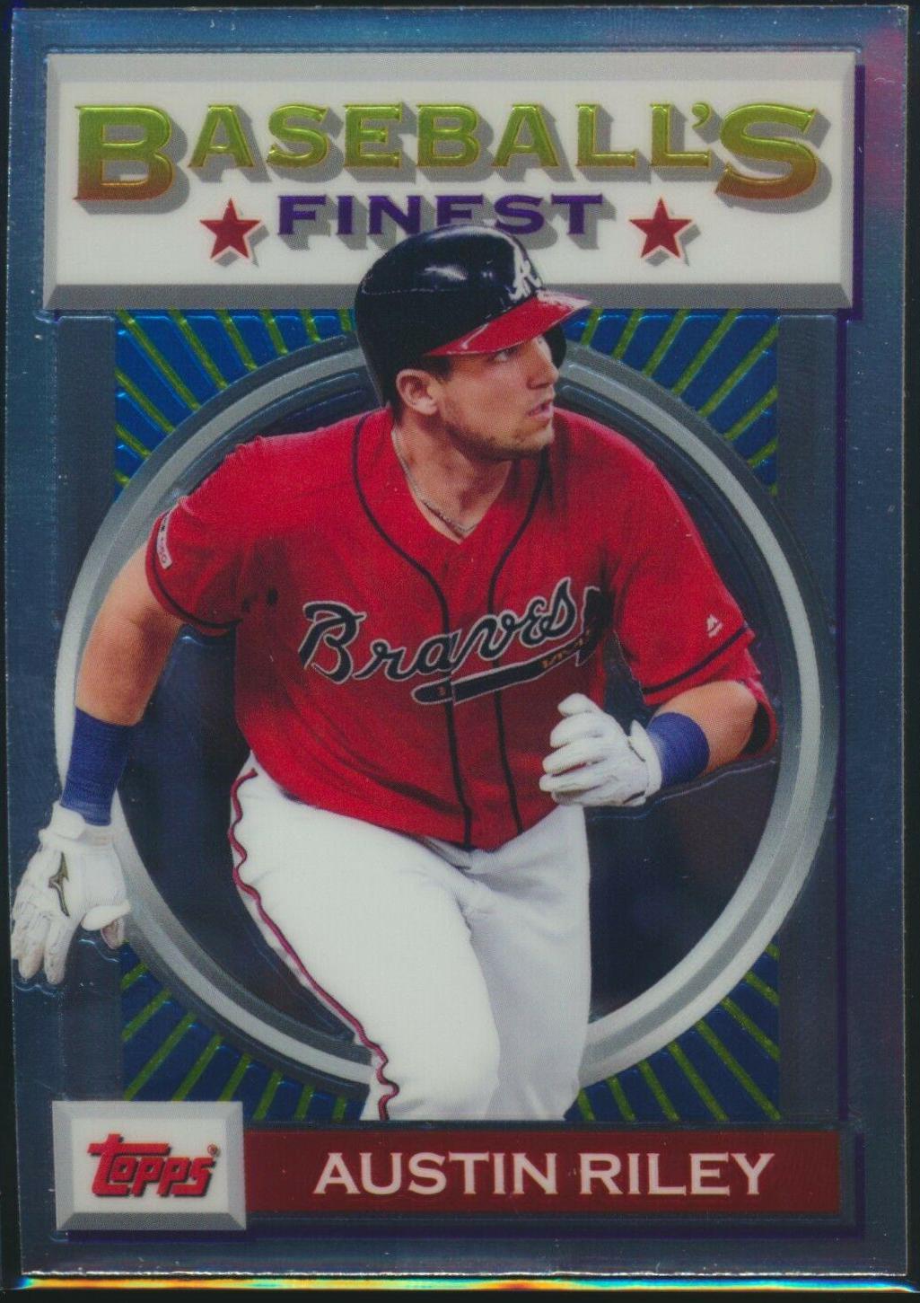 Austin Riley #24 2020 Topps Finest Flashbacks Baseball