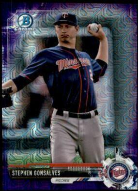 Stephen Gonsalves #BCP44 2017 Bowman Mega Box Chrome Prospects Baseball