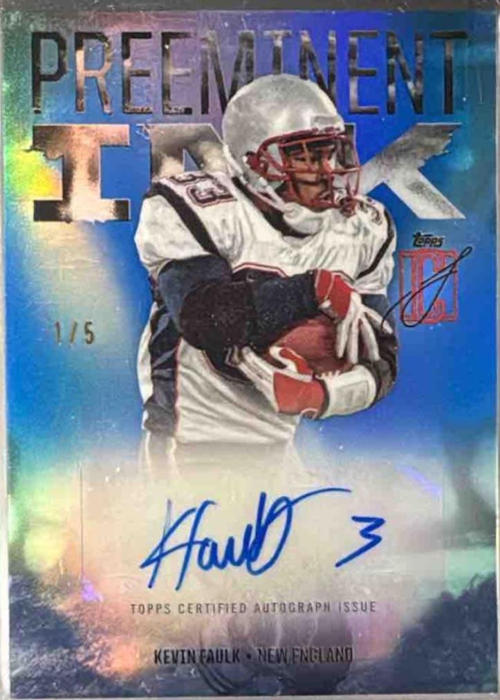 Kevin Faulk [Blue] #PI-KF