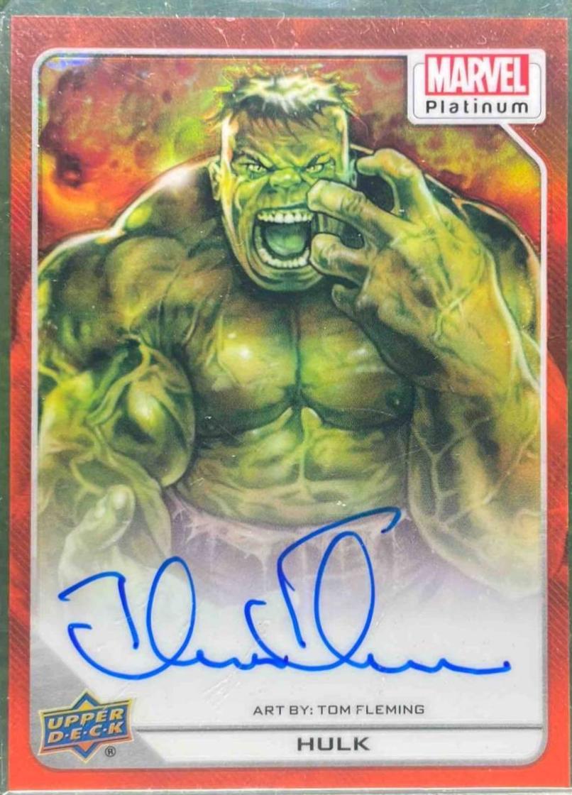 Hulk [Autograph Orange Rainbow] #36