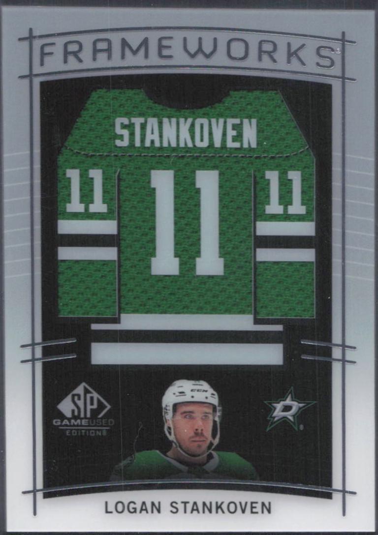 Logan Stankoven #F-LS Hockey Cards 2024 SP Game Used Frameworks