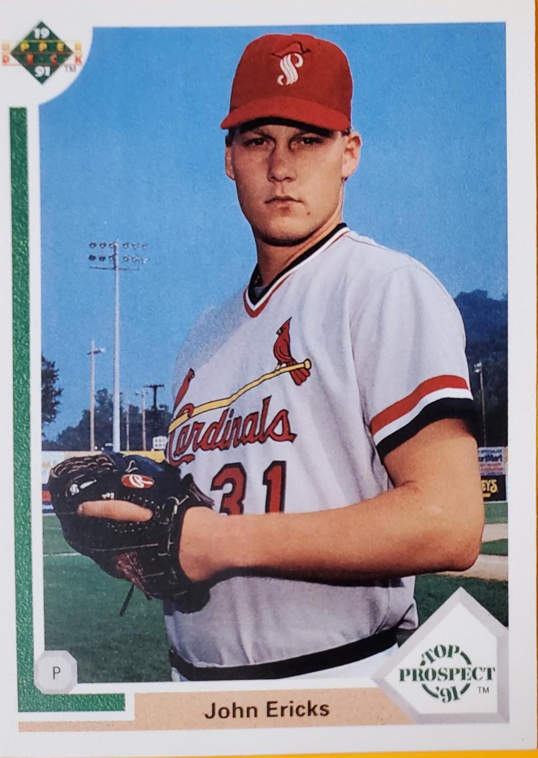 John Ericks #57 Baseball Cards 1991 Upper Deck