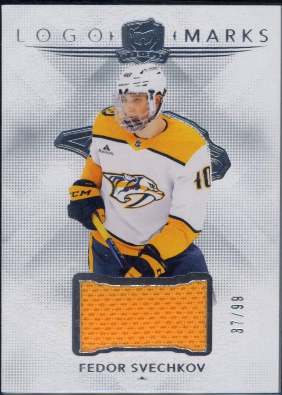 Fedor Svechkov #LM-FS 2024 Upper Deck The Cup Logomarks Jersey Hockey