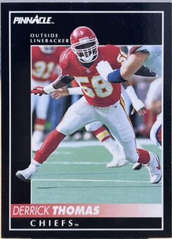 Derrick Thomas #30 Football Cards 1992 Pinnacle